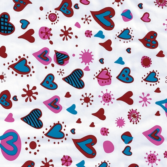 50 10X13 Blue & Pink Hearts Poly Mailers, Shipping Envelopes, PRICE IS FIRM - Picture 3 of 3